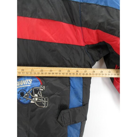 VINTAGE New York Giants Jacket Large Pro Player Windbreaker Bomber 90s - Picture 8 of 16